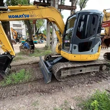 cheap earthmoving 7ton crawler excavator japan komatsu pc78 pc70 hydraulic excavator with thumb