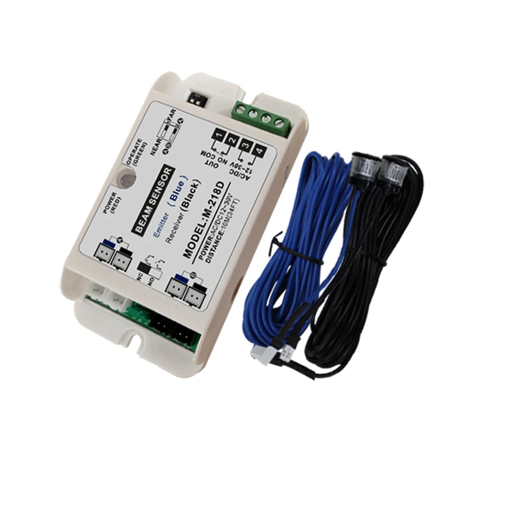 Home Security System 20M Alarm Single Infrared Beam Photoelectric Sensor Switch