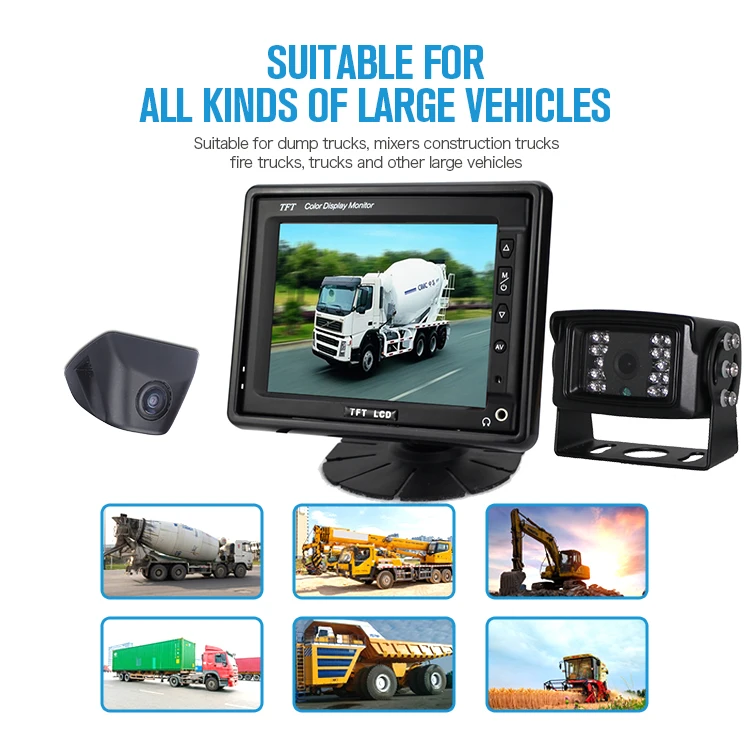 Iso Factory Vehicle Standalone Monitor Nice Bus Monitor 5inch Baby