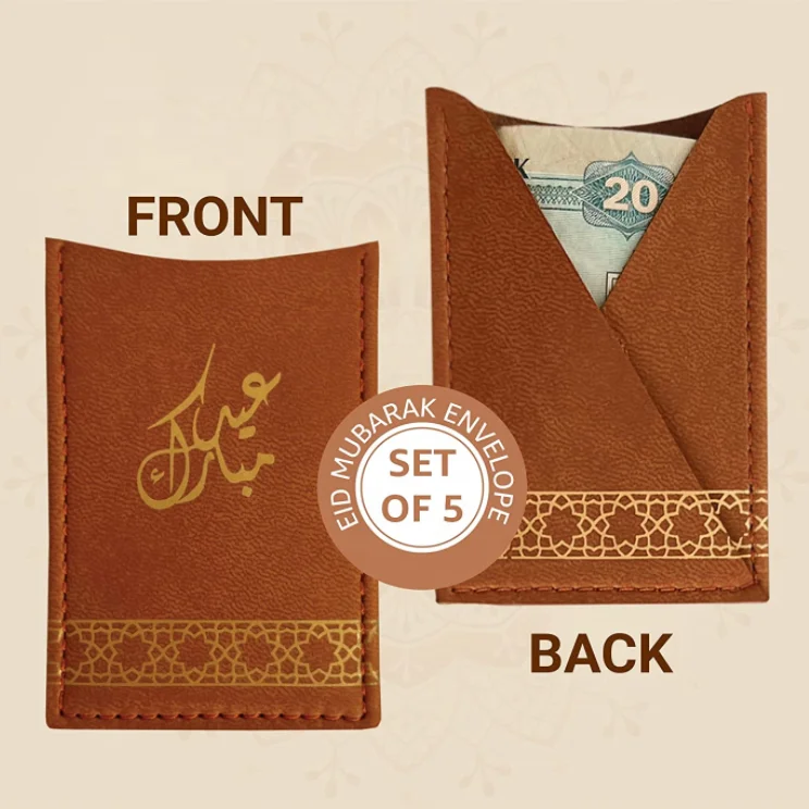 Lot De 6 Enveloppes Pour Argent De L'Aïd - Enveloppes Cadeaux