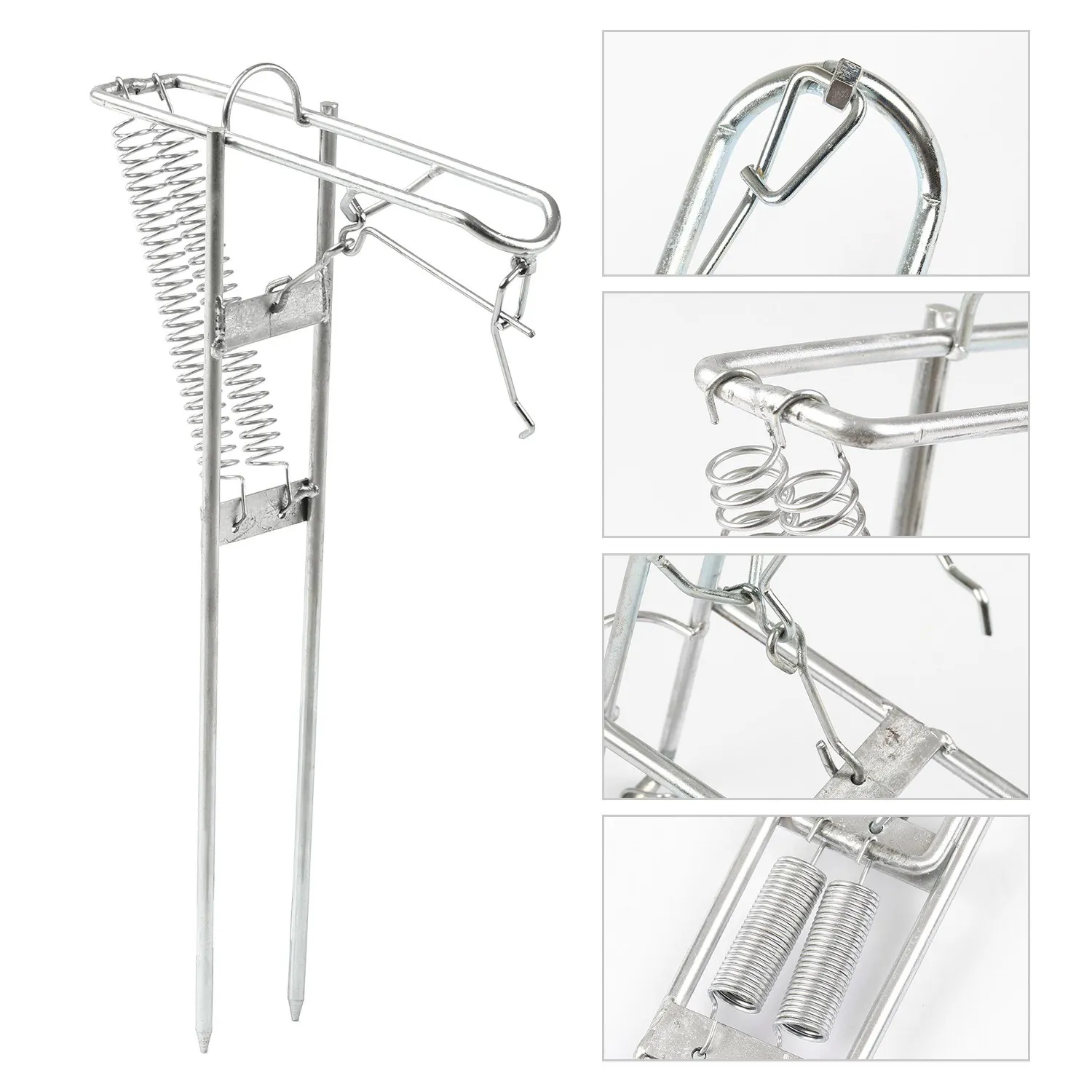 Foldable Automatic Fishing Rod Holder Stainless