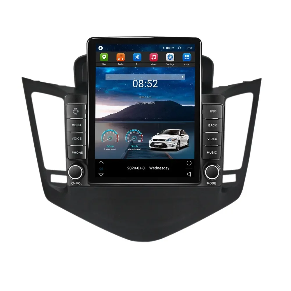 Android 13 Car Monitor for Chevrolet Cruze 2009-2014 8+128G GPS DSP RDS ADAS DVR Colling Fan 360 Camera Car Radio