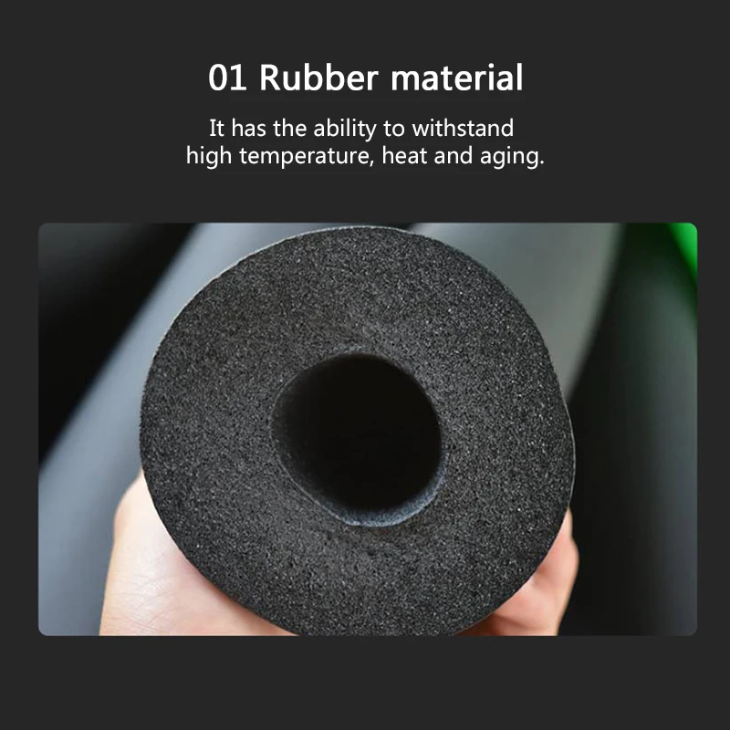 Funas Customized High Density NBR PVC Foam Round Padding Tube Hollow Foam Tubes for Safety Indoor Playground Steel Pipe Covering