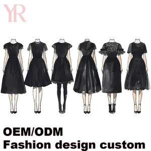 ODM Fashion Garment Factory Brand Logo Designer Premium Wholesale Summer Dress Women Clothes Y2k Clothing Manufacturers Custom