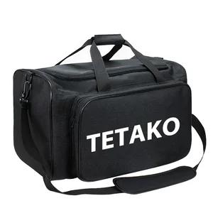 Custom Mens Travel Tote Gym Sports Sneaker Duffle Bag with Plastic Feet
