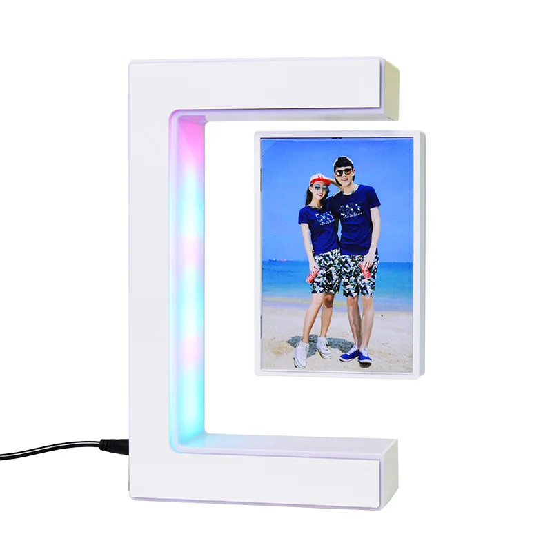 Led Rotate Photo Frame Factory Direct Vertical Levitating Photo Frame With Magnetic,Send Girls ...