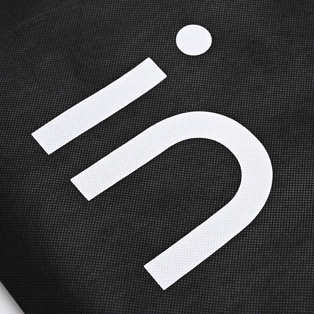 High Quality Eco-Friendly Recycled Foldable RPET Shopping Tote Laurel Bag with Dot Pattern Sublimation Everything Bag details