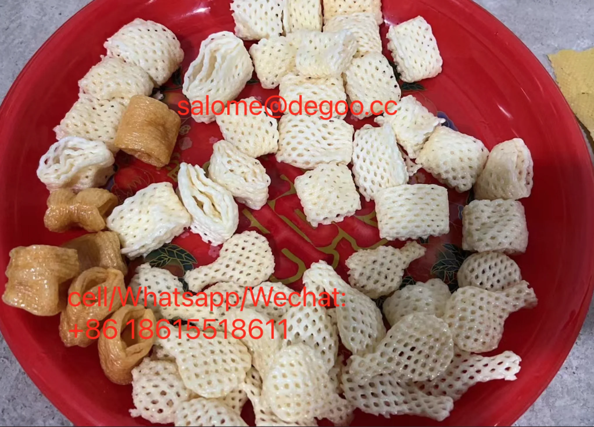 Korea Four Layers Turtle Chips Snack 3d Shells Kkobuk Chips Making Machine Crunchy Corn Layers Production Line