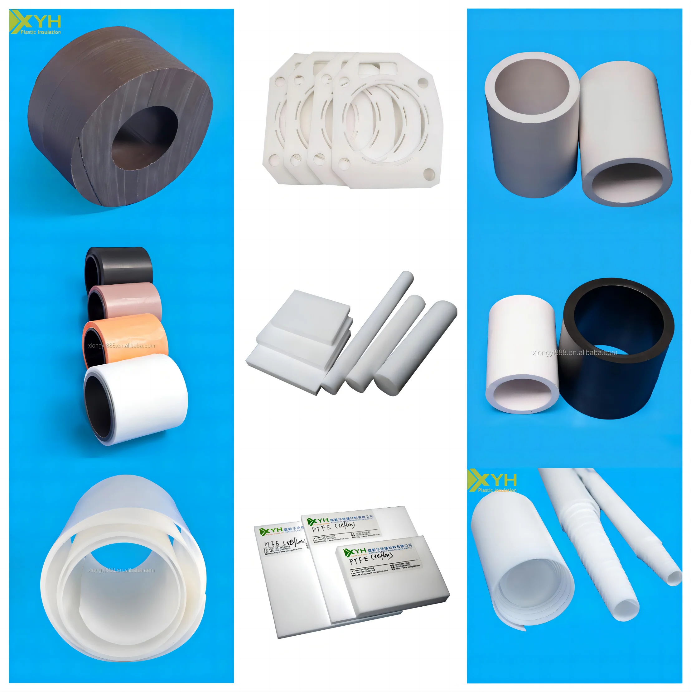 F-4 Fluoroplast Round PTFE Engineering Plastic White Color Bar