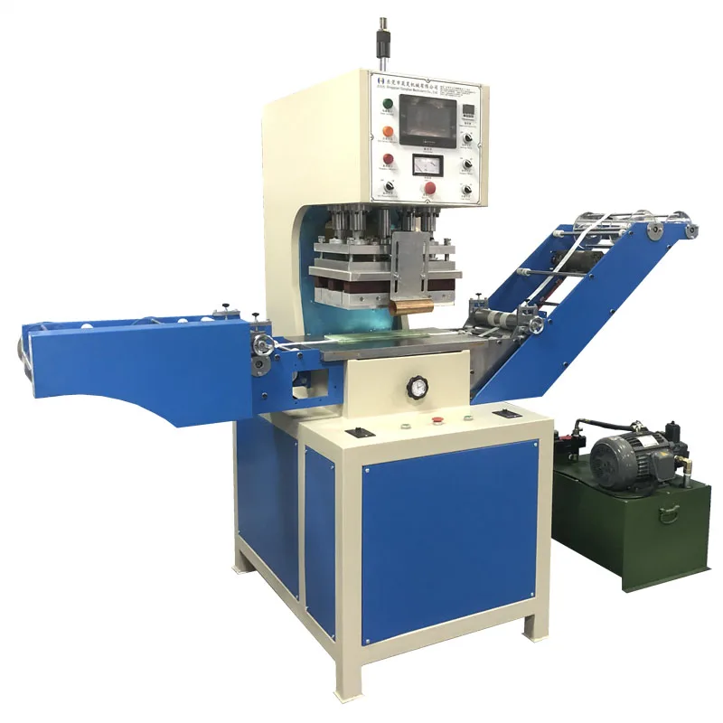 High Frequency Textile Tape Embossing Machine Elastic Webbing Tape Logo Embossing Machine