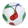 pallone da calcio cucito blu