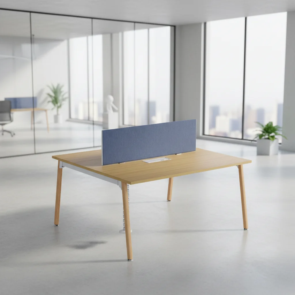 Professional Workstation Cabinet Support Aluminum Legs Office Desk Storage System Modern Layout 3