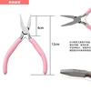 Pink handle flat pliers
