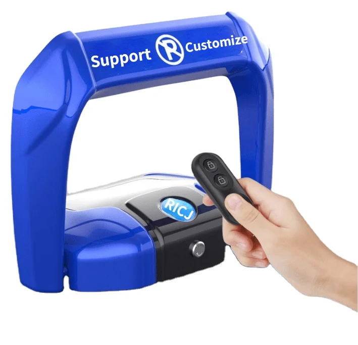 Синий замок для парковки с дистанционным управлением смарт-замок автомобиля блокировка положения