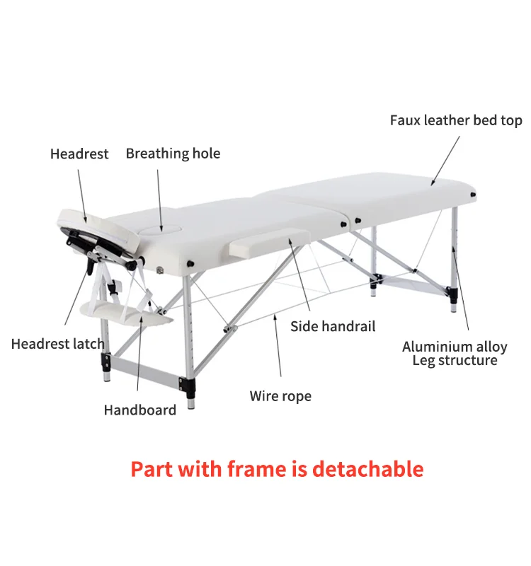 Cheap Portable Salon Bed Beauty Salon Furniture Massage Table Clinic Eyelash Beds Facial Chair Salon Spa Beauty Bed