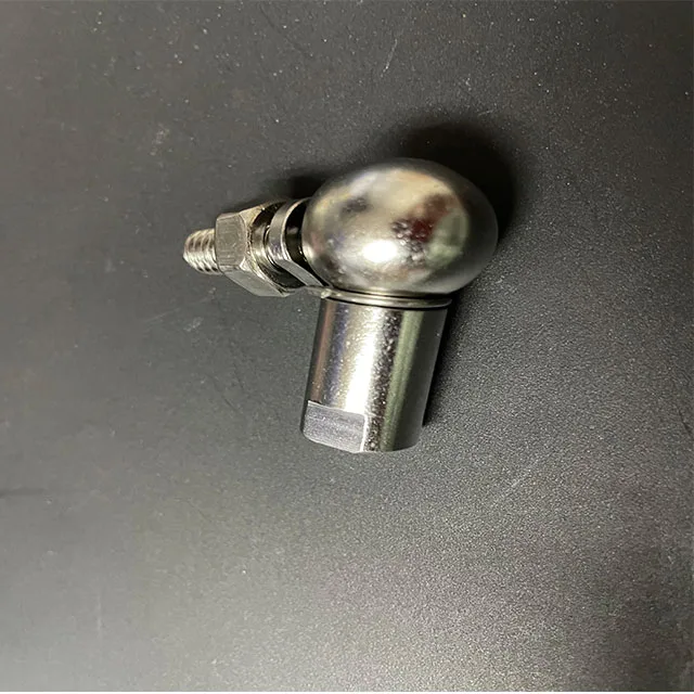 Stainless Steel Din 71802 Angled Ball Joints With Threaded Shank M8x1