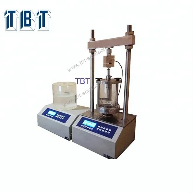 Soil Triaxial Shear Compression Test Machine Automatic 30kn Digital Soil Uu Cu CD Testing Triaxial Test Machine