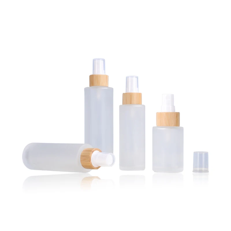 20ml 30ml 40ml 50ml 60ml 80ml 100ml 120ml Wooden Bamboo Perfume Bottle Spray for Skincare Serum Fragrance Oil Cosmetic Packing