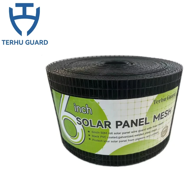 Critter Guard for Solar Panels - High - Quality 6 Inch X 100 ft 1.0mm PVC Coated Mesh for Animal Protection
