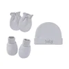 Silver gray single layer 3-piece set