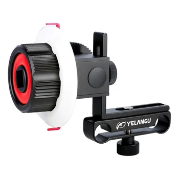 YELANGU F0 Camera Follow Focus with Gear Ring Belt for C / N / Video Cameras / DSLR Cameras detail image