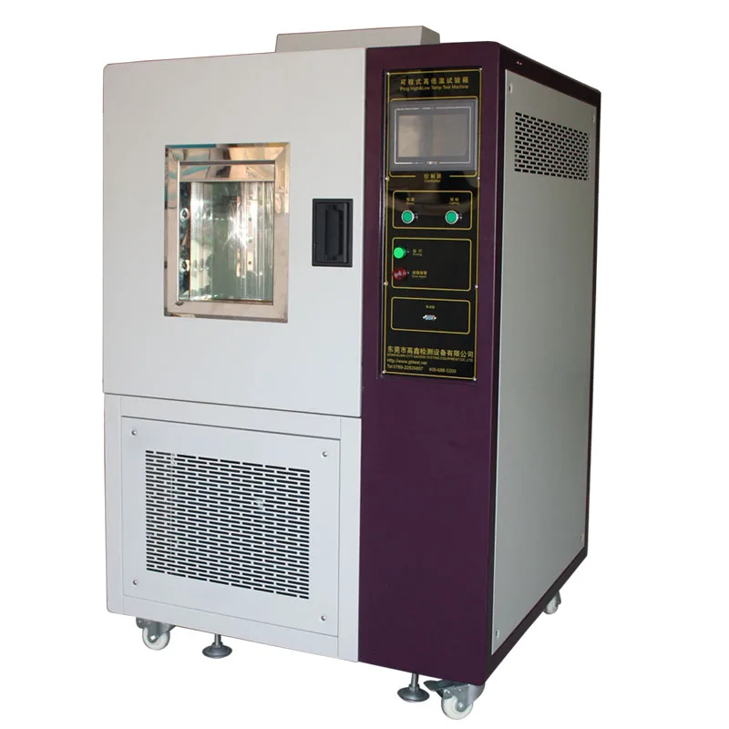 Umidità programmabile ambientale di temperatura dell'attrezzatura di prova di laboratorio della camera di prova di bassa temperatura e di livello