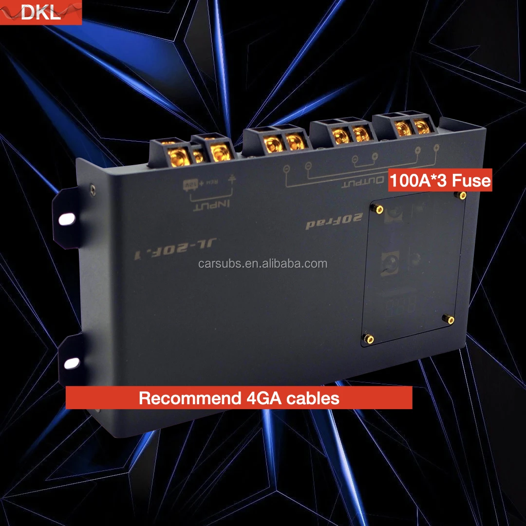 Car Stereo Batteries Super Capacitors Bank 200a 20 Farad Voltage Stable Capacitor Bank For Car