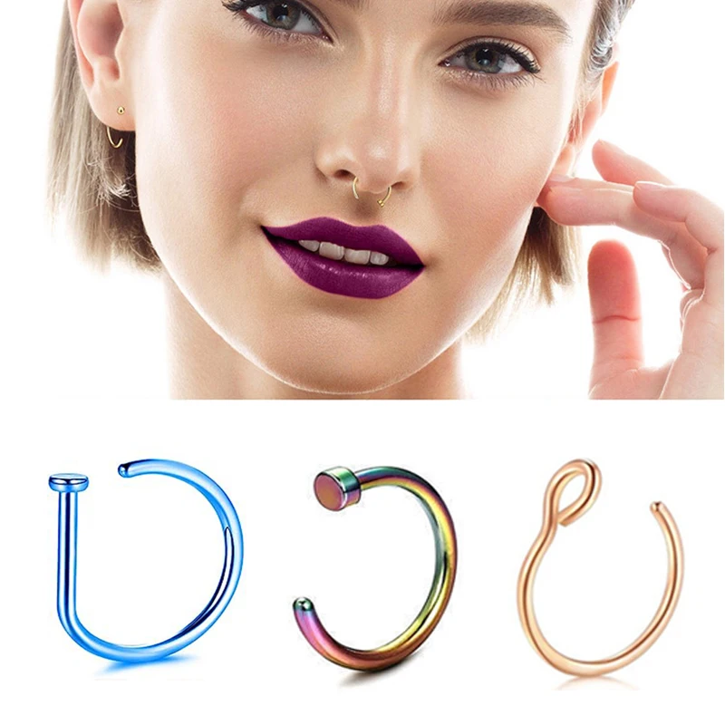 c shaped lip ring Amazon.com: Mansheng 16G Stainless Steel Lip Monroe Medusa Hoop Rings C-Shaped  Piercing Ball Lippy Loop Labret Lip Rings Piercing Jewelry for Women  Men-Silver&Black : Clothing, Shoes & Jewelry
