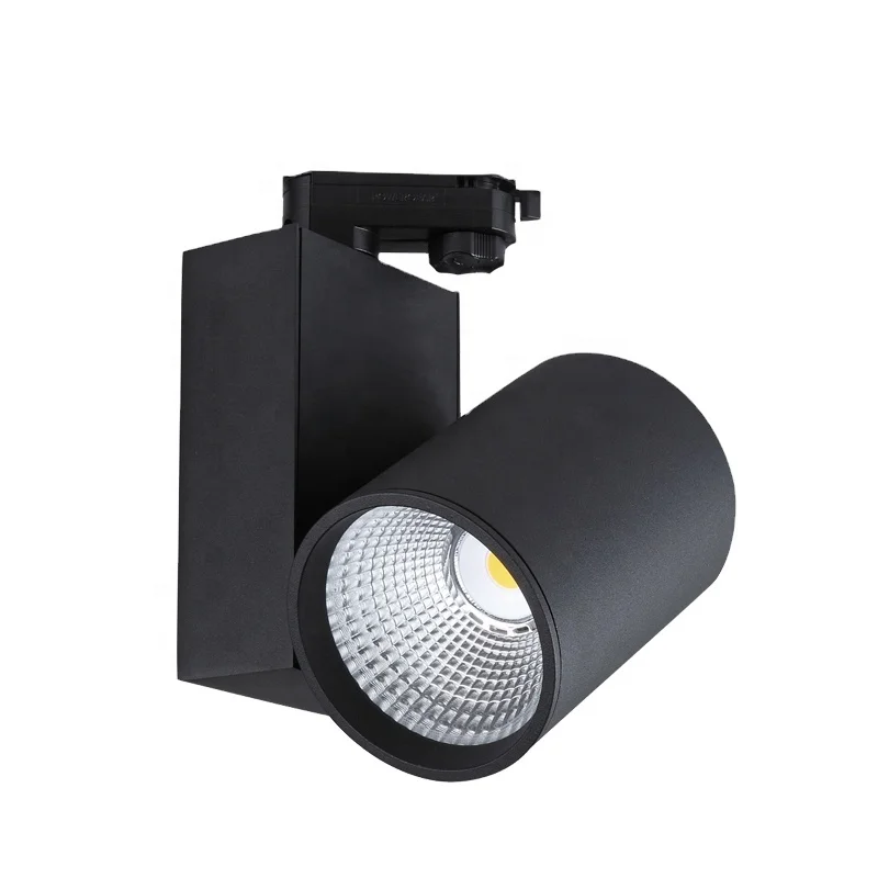 Professional supplier aluminum housing dimmable surface mounted 50w office use led track spot light