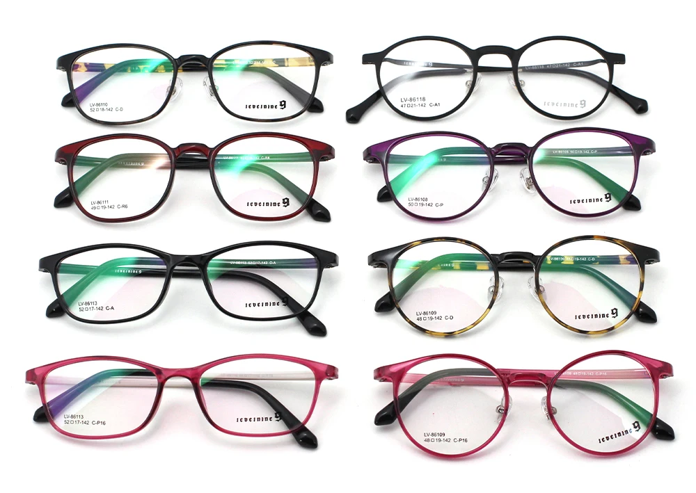 Wholesale Ready Stock Cheap Price Assorted Acetate Tr90 Metal