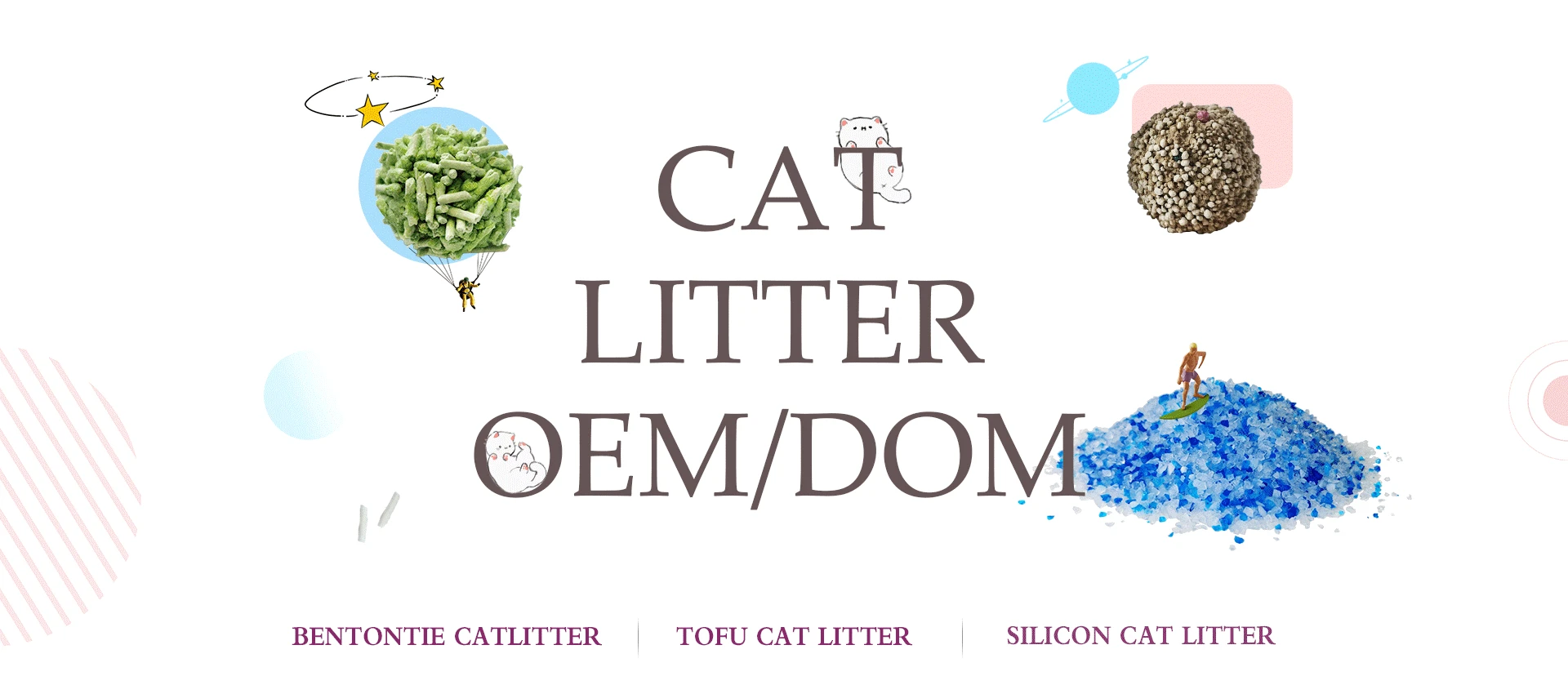 Yantai Chongci Pet Products Co., Ltd. Tofu cat litter, crystal cat litter
