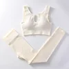 White U-Neck Bra Trousers