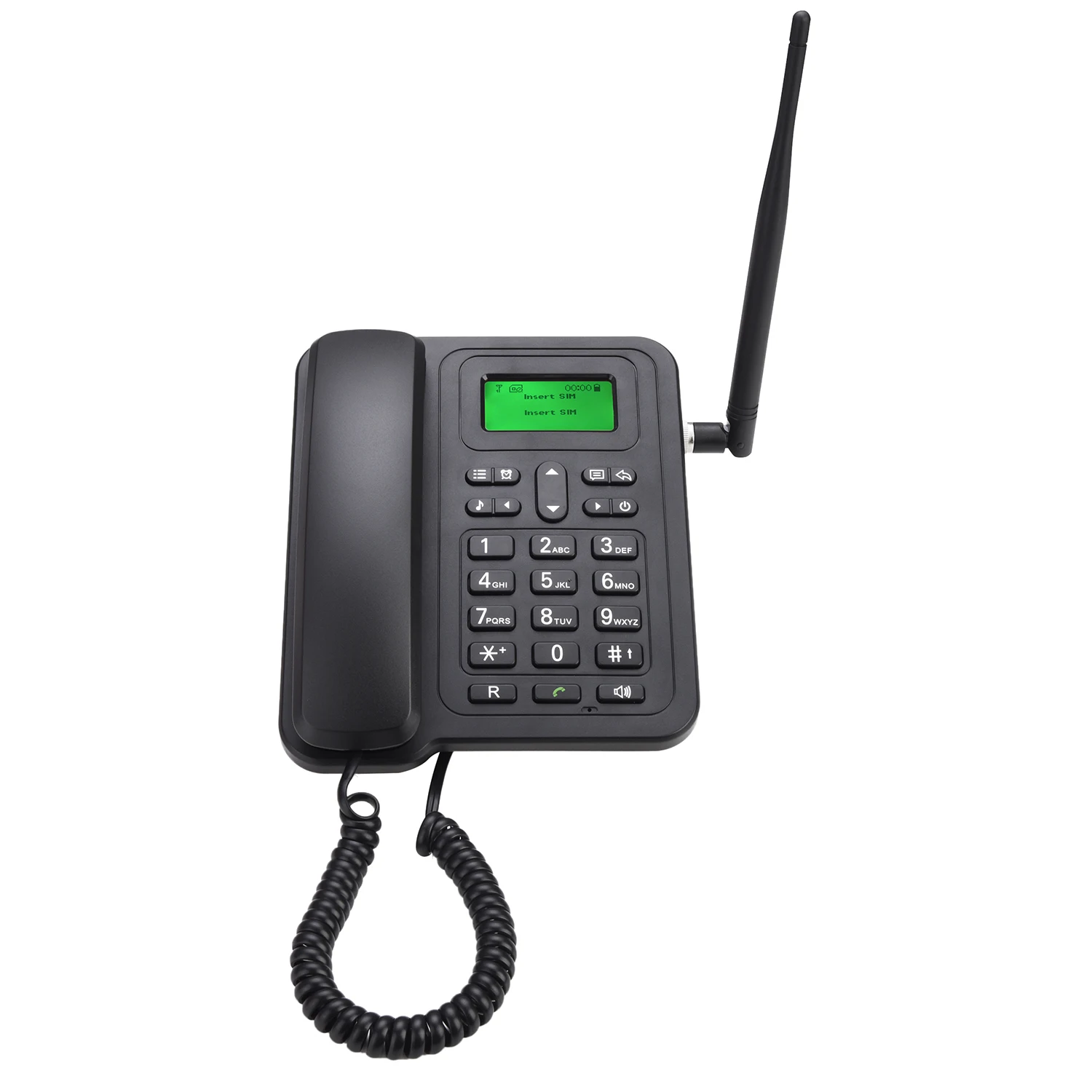 2G FWP SMS and FM Radio function sim card home table land line phone gsm landline