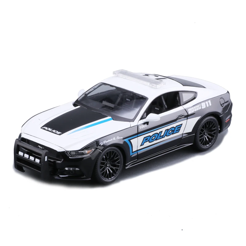 New MAISTO MI31397 Ford Mustang GT Police USA 1:18 MODELLINO Die CAST Model  : : Jeux et Jouets