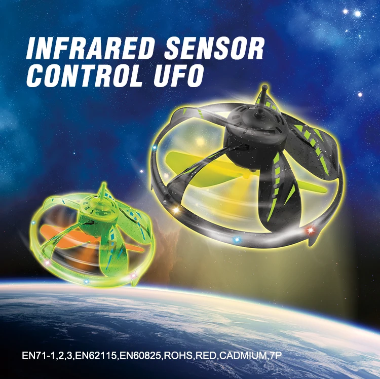 UFO Mini Drohne Kinderspielzeug RC Infrarot-Induktions Ball Fliegendes Drohne Φ№ 