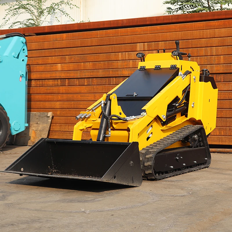 CE EPA EURO5 Diesel Home Garden Crawler 360 460 International Mini Maliit na Skid Steer Loader