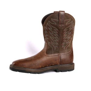 Factory Outlet Goodyear Safety Shoes Anti smash Puncture-proof Protective Shoes High top High Quality Work Footwear Can OEM