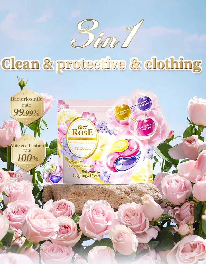 Foamrich Top Quality 3in1 Washing Liquid Pods Wholesale Ome Laundry