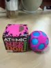 Replica-Pink Grid Ball-TPR + flour-6cm-color box