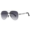 C3 Silver frame Fading grey lens