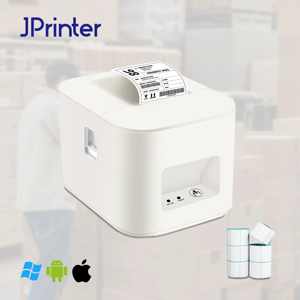 JP-B20 58mm 2-inch Inkless Small Mini Pos bluetooth Thermal Shipping Barcode Sticker Packaging Label Printer Machine