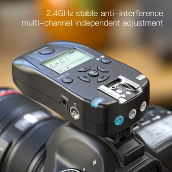 FSK 2.4GHz 32-Channel Studio Flash Speed Light Wireless Flash Trigger 2.5MM Interface 1/250s Sync Speed Camera detail image