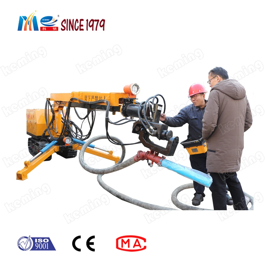 Mobile Concrete Shotcrete Robot Concrete Long Distance Spraying Machine for Tunnel