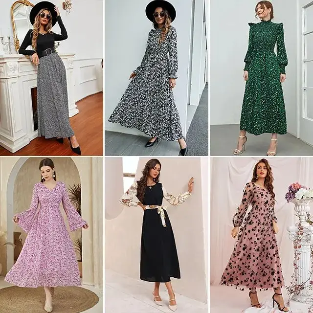 Branded Clothes Women's Mix Style Stock Dresses Tshirts Ropa Mujer