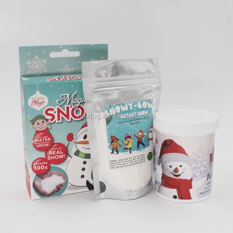 Source Instant Snow Powder Artificial Snow Perfect for Christmas