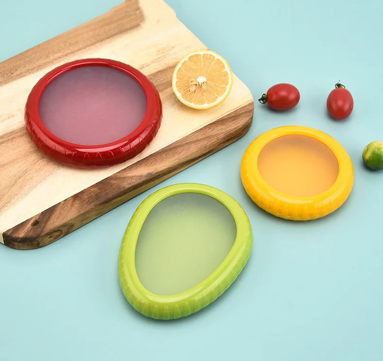 Double-Sided Silicone Fresh-Keeping Box Two-Sided Sealed Mini Kitchen Storage for Fruits Vegetables Food Storage Container supplier