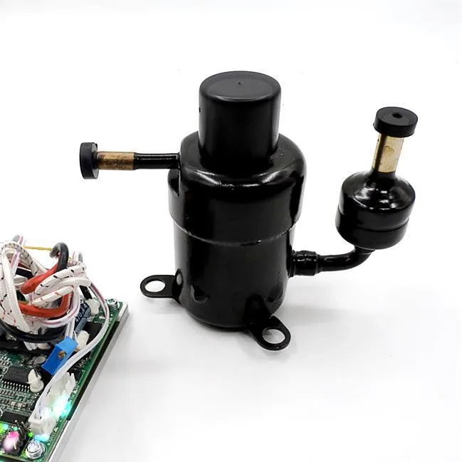 FSThemo Vertical Type  12v 24cv 48v  Dc air Conditioner Cooling Cold Micro Tiny Rotary Refrigerator Compressor With Control PCB