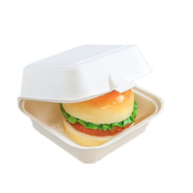 ECO-Friendly Extra Strength White Bagasse Cake Plates Biodegradable and Disposable