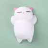 Gato blanco de orejas rosadas