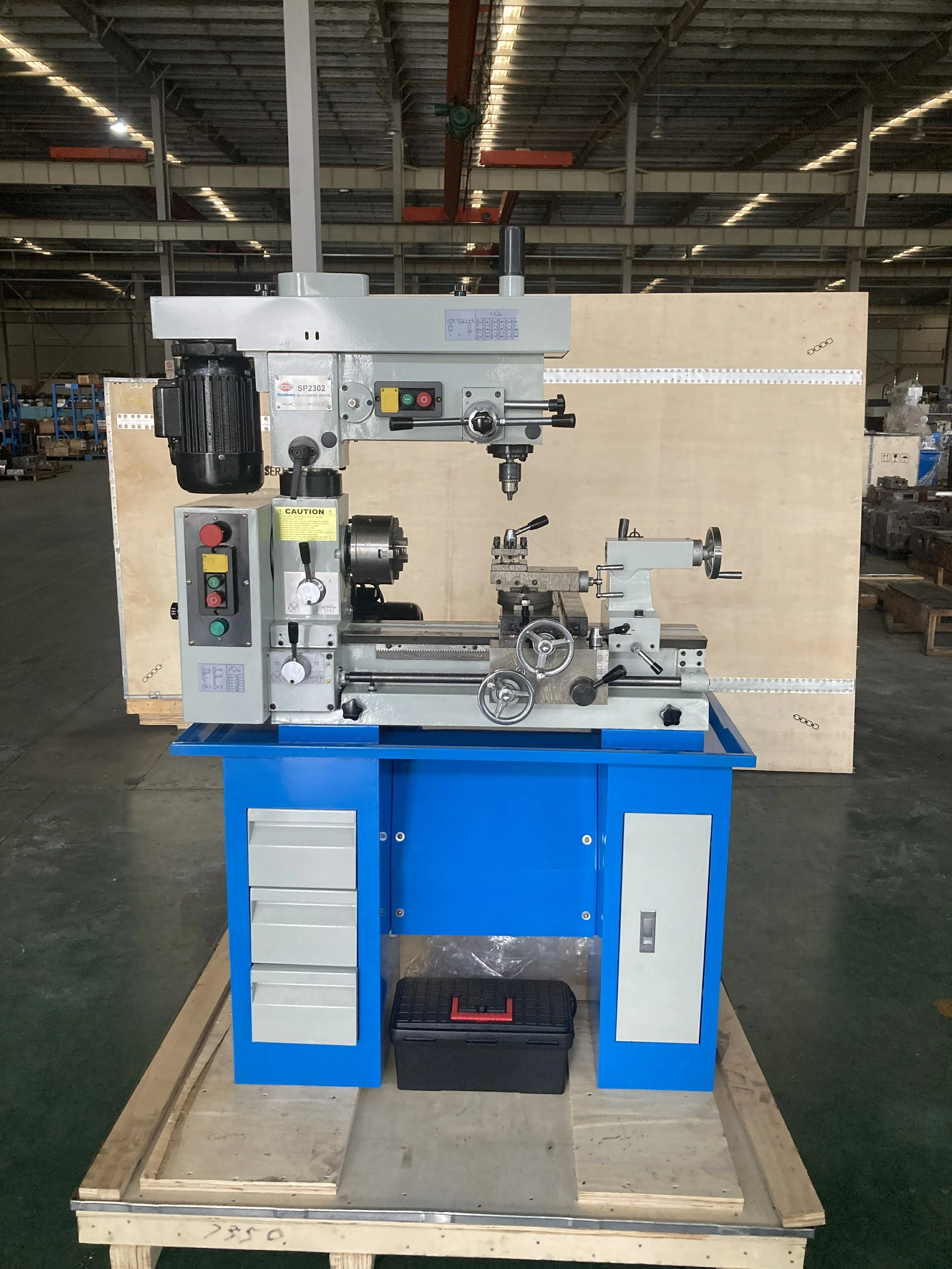 MP800 Mini Metal Lathe Machine SP2305 - Multi-Purpose, Compact